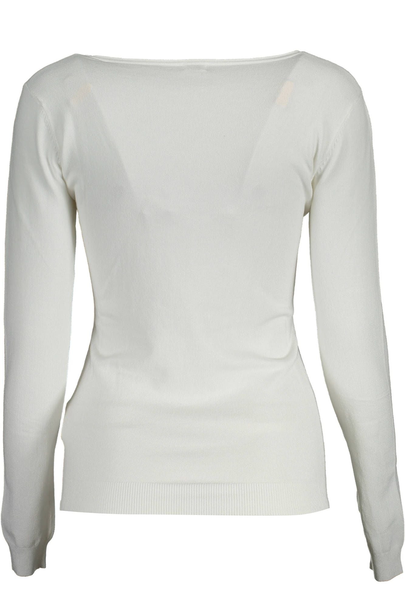 White Elastane Sweater