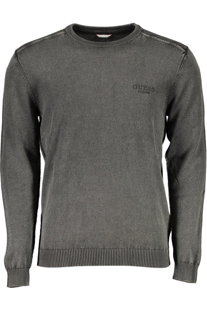 Black Cotton Sweater