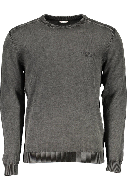 Black Cotton Sweater