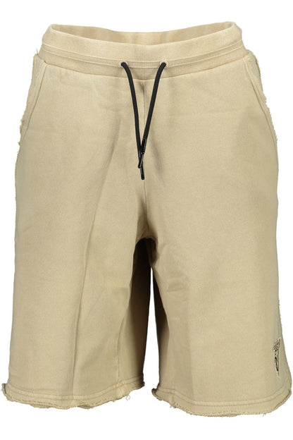 Beige Cotton Jeans & Pant