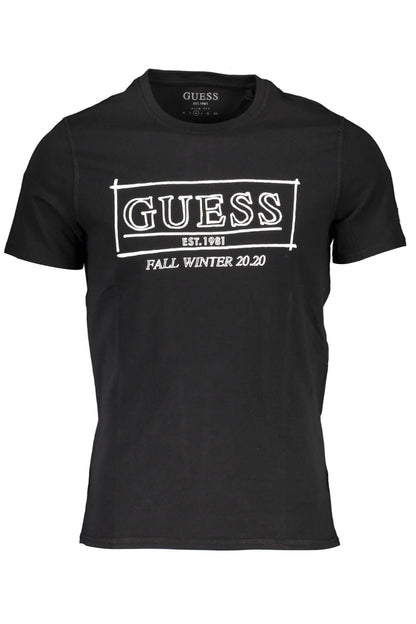 Black Cotton T-Shirt