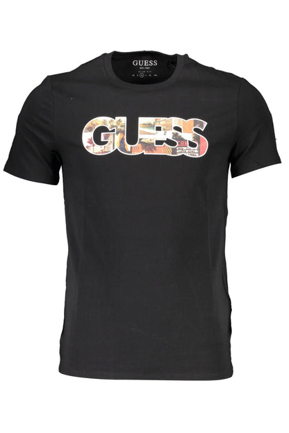 Black Cotton T-Shirt