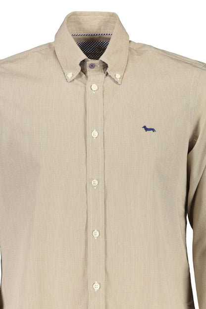 Beige Cotton Shirt