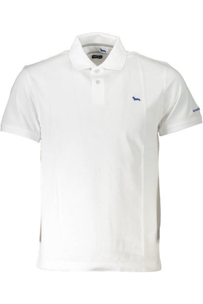 White Cotton Polo Shirt
