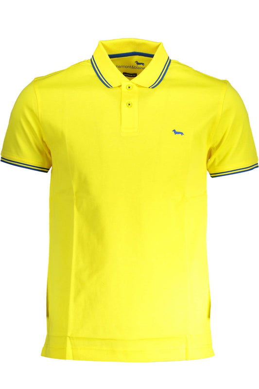 Yellow Cotton Polo Shirt