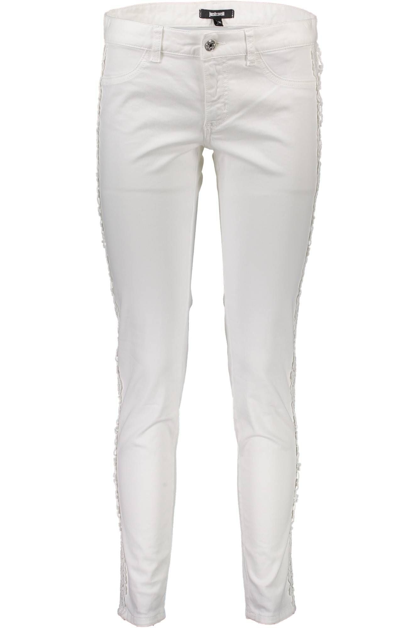 White Cotton Jeans & Pant