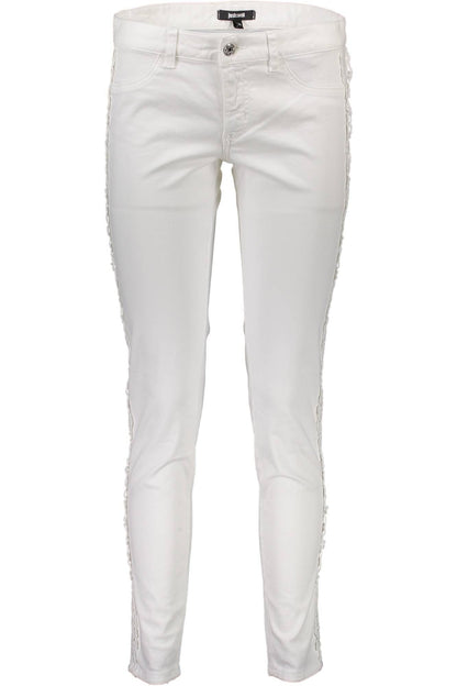 White Cotton Jeans & Pant