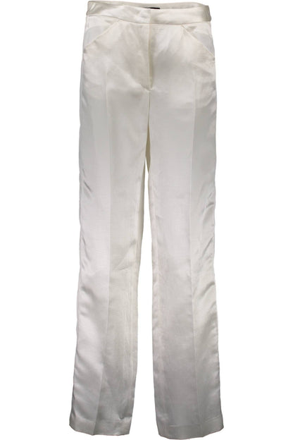 White Linen Jeans & Pant