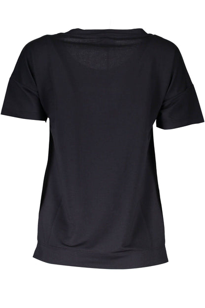 Black Polyester Tops & T-Shirt