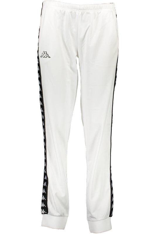 White Polyester Jeans & Pant