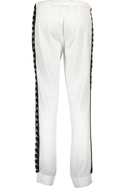 White Polyester Jeans & Pant
