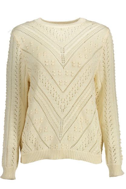White Polyester Sweater