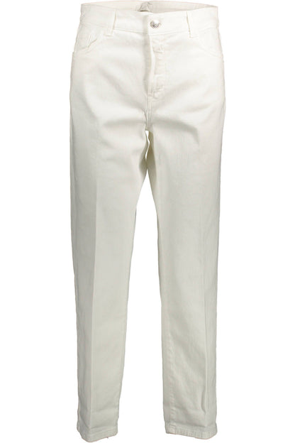 White Cotton Jeans & Pant