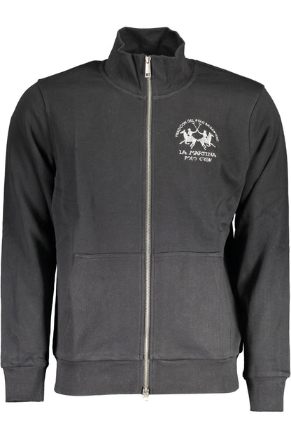 Black Cotton Sweater