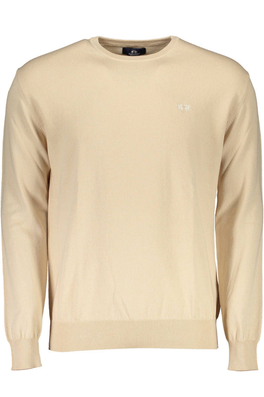 Beige Cotton Sweater