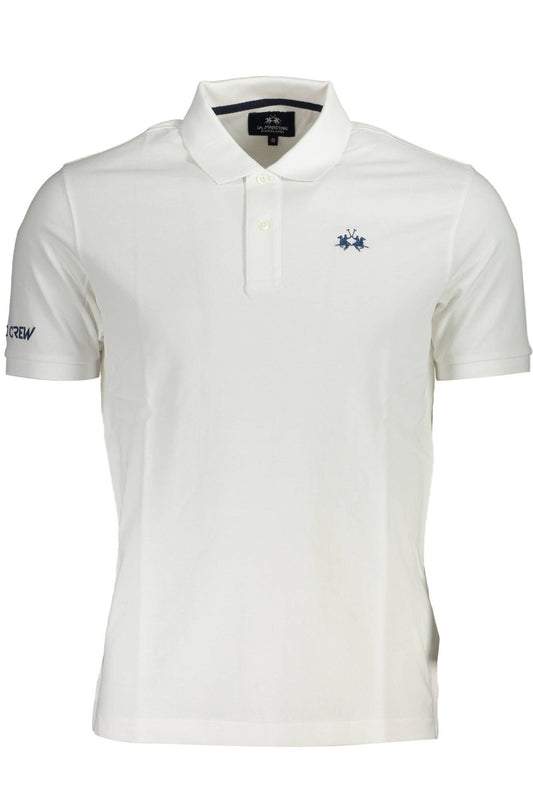 White Cotton Polo Shirt