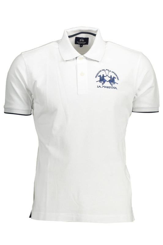White Cotton Polo Shirt