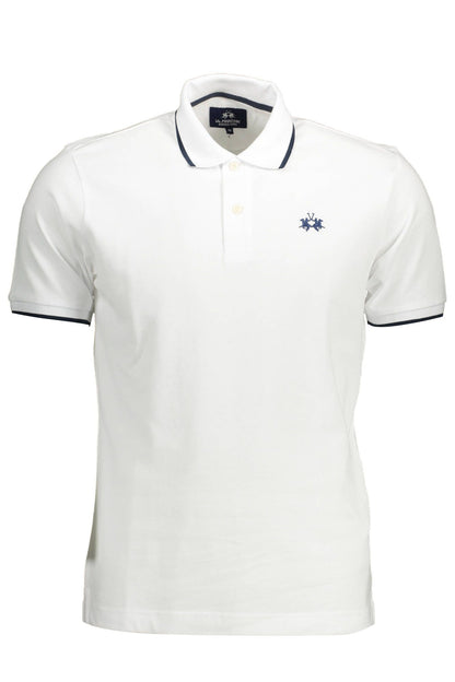 White Cotton Polo Shirt
