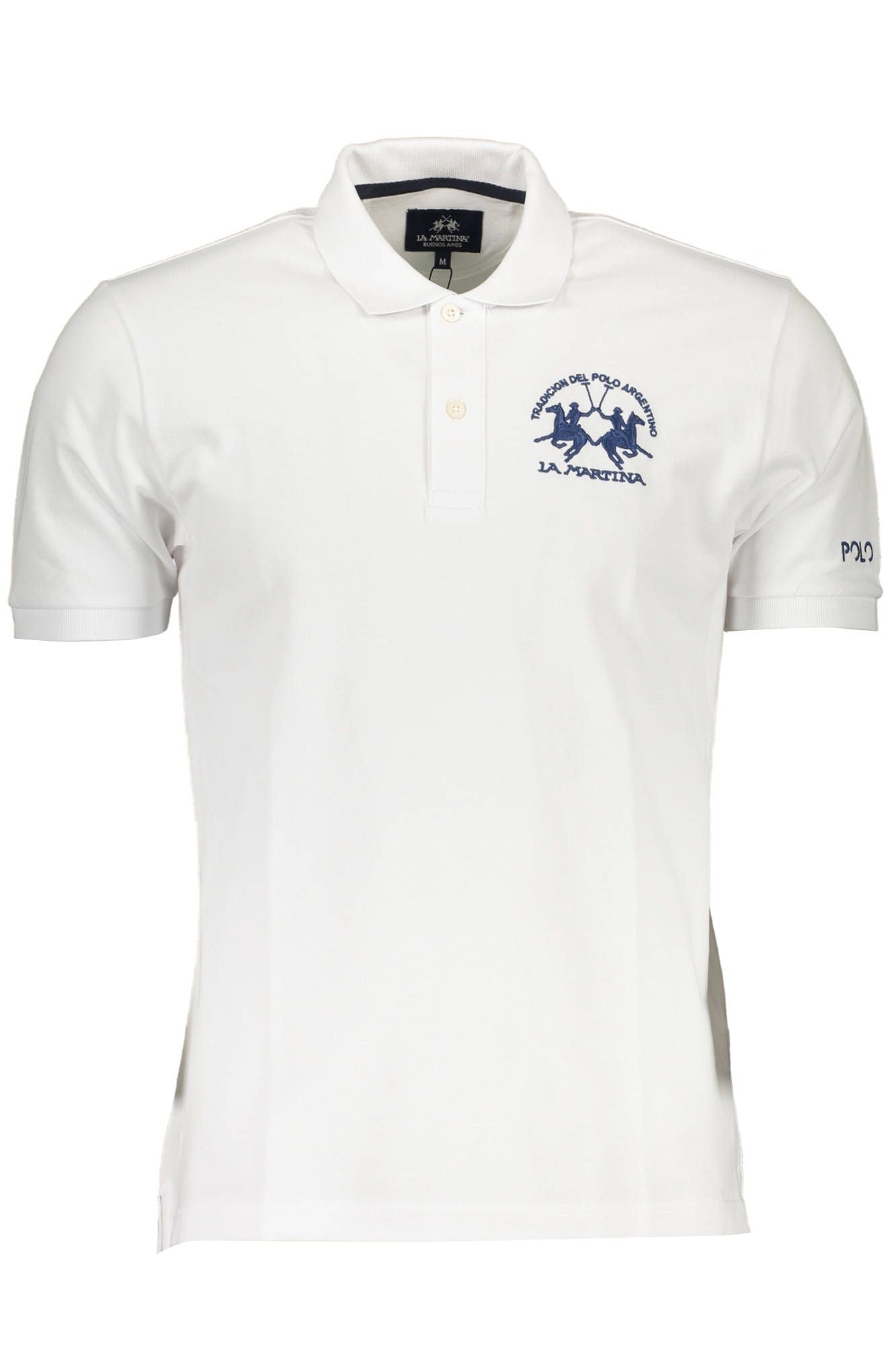 White Cotton Polo Shirt