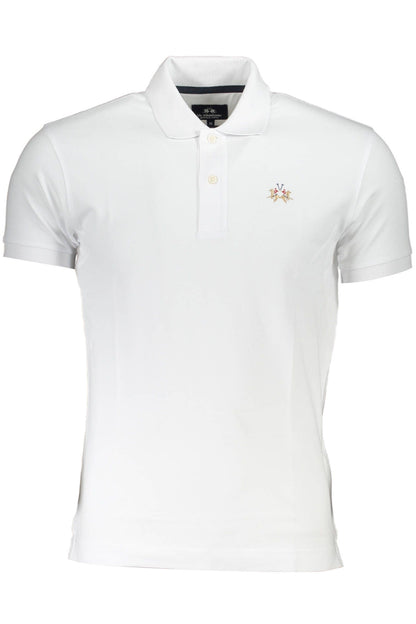 White Cotton Polo Shirt