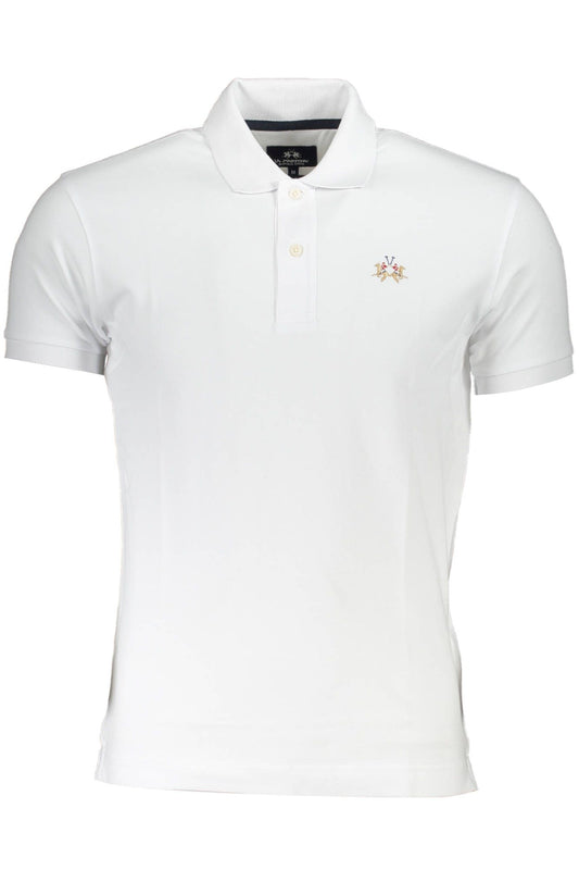 White Cotton Polo Shirt