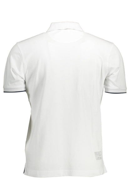 White Cotton Polo Shirt