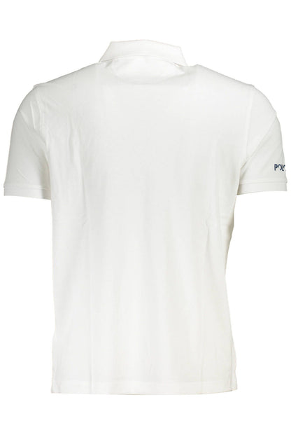 White Cotton Polo Shirt