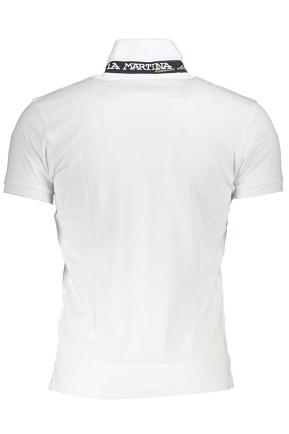 White Cotton Polo Shirt