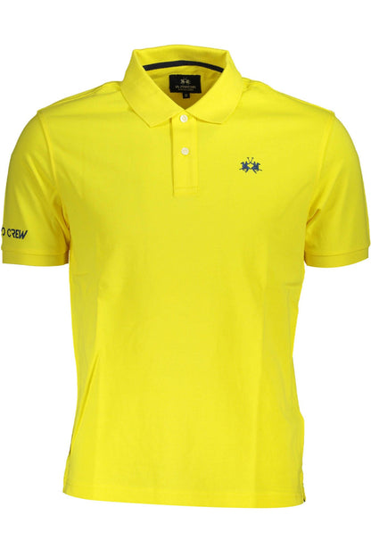 Yellow Cotton Polo Shirt