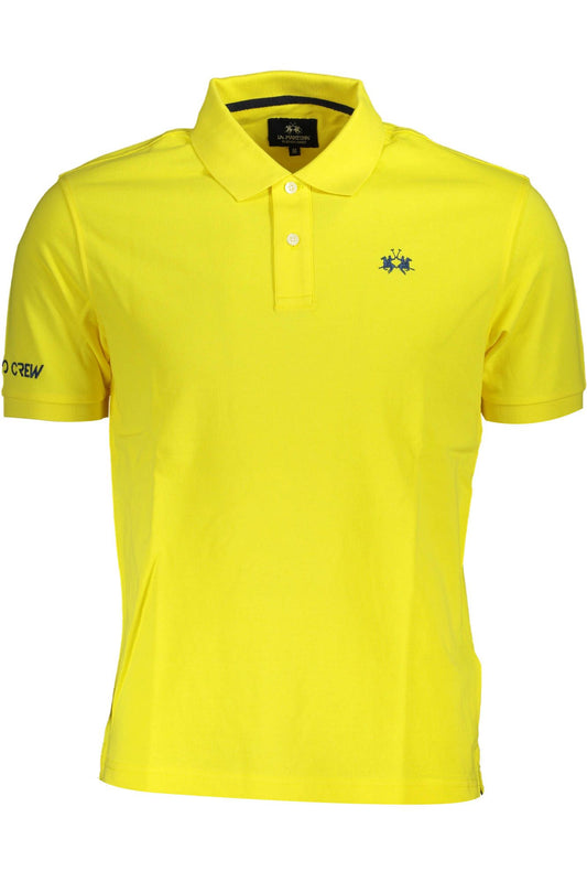 Yellow Cotton Polo Shirt