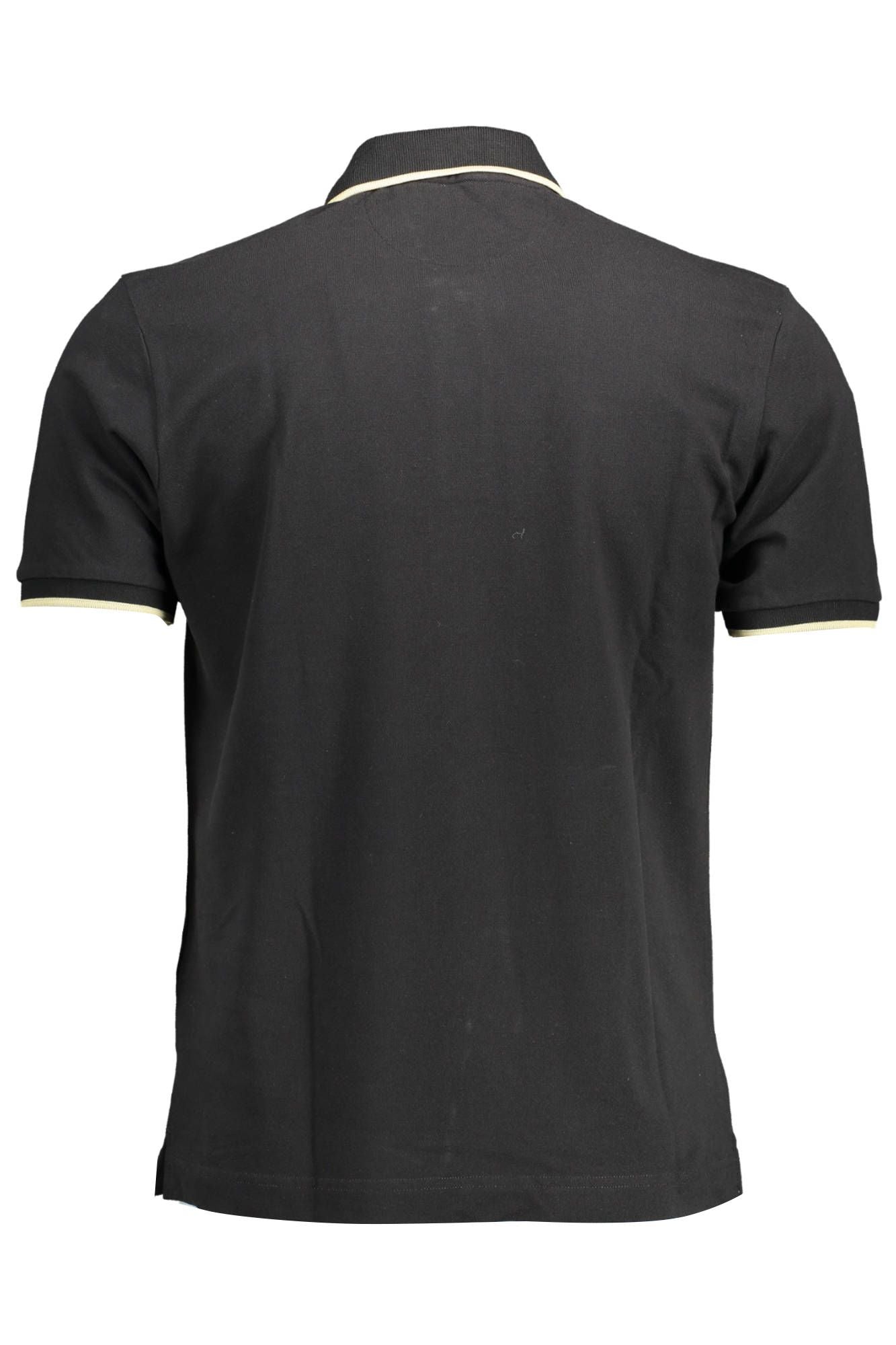 Black Cotton Polo Shirt