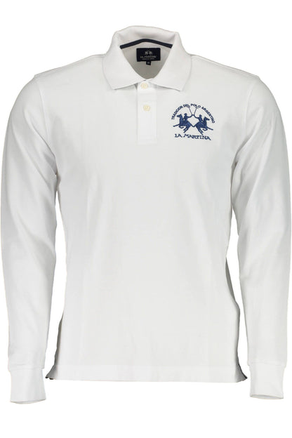 White Cotton Polo Shirt
