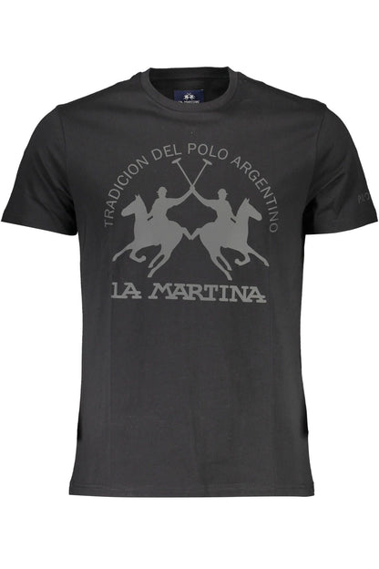 Black Cotton T-Shirt