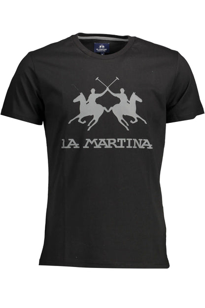 Black Cotton T-Shirt