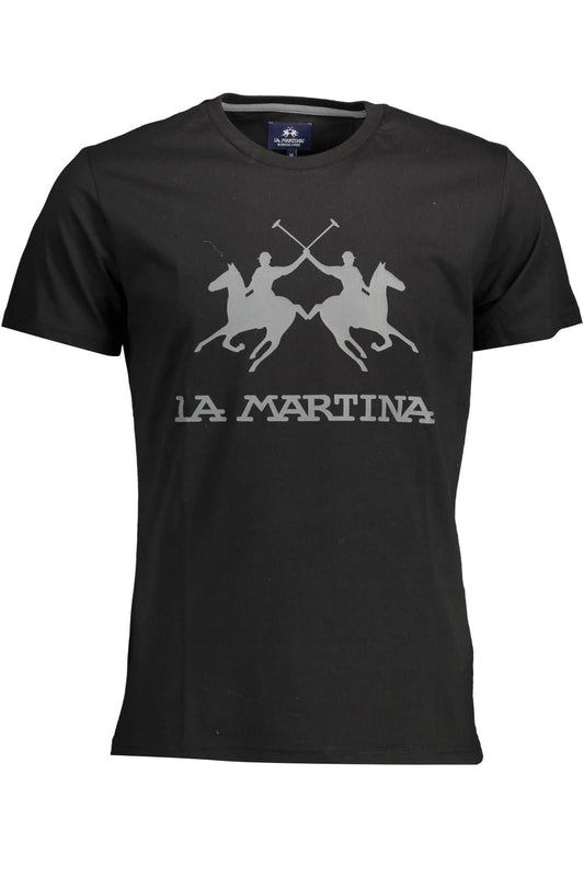 Black Cotton T-Shirt