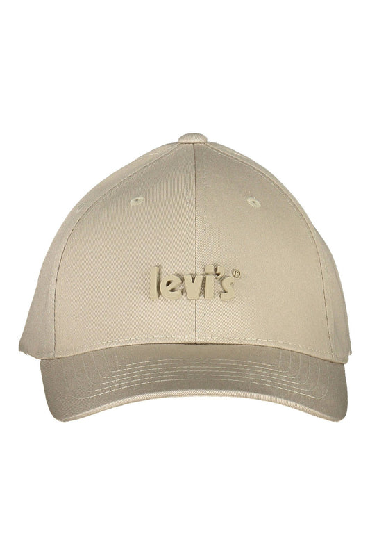 Beige Cotton Hats & Cap