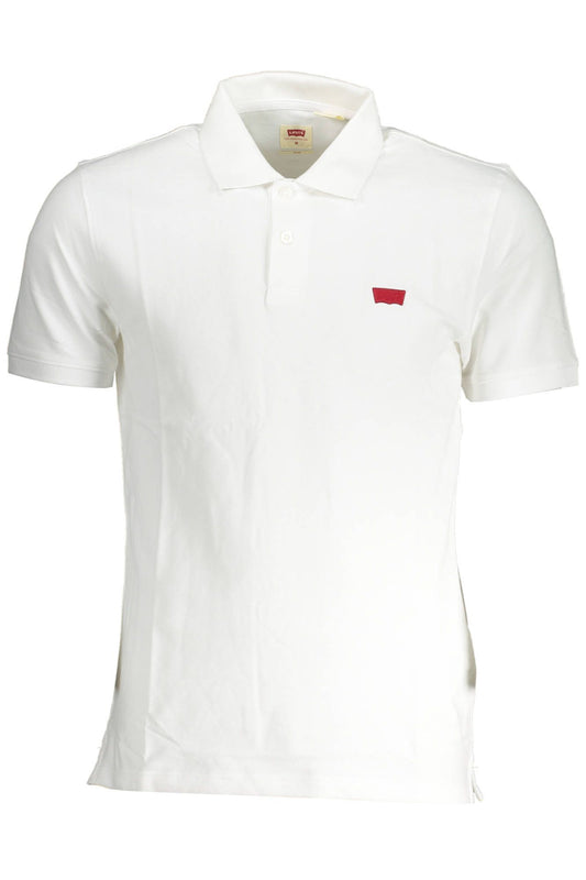 White Cotton Polo Shirt