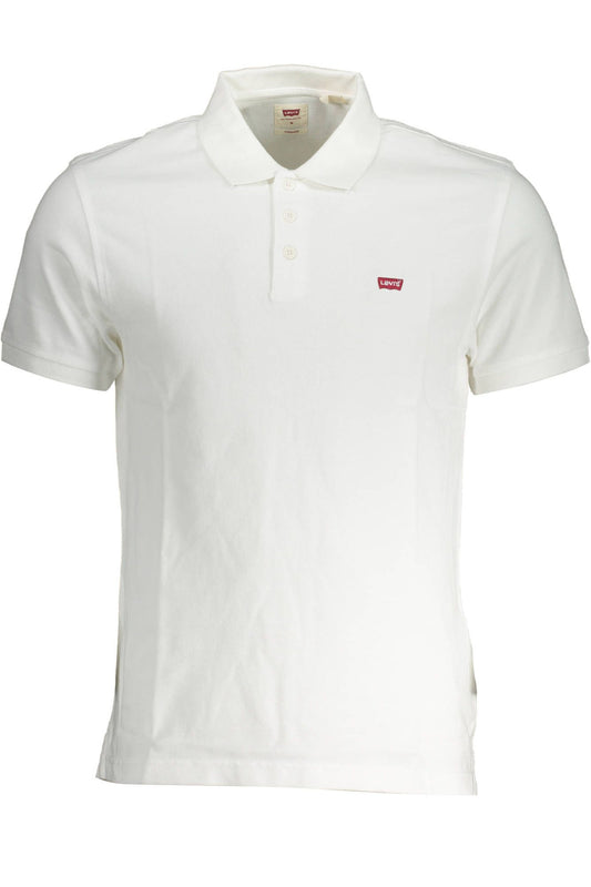 White Cotton Polo Shirt
