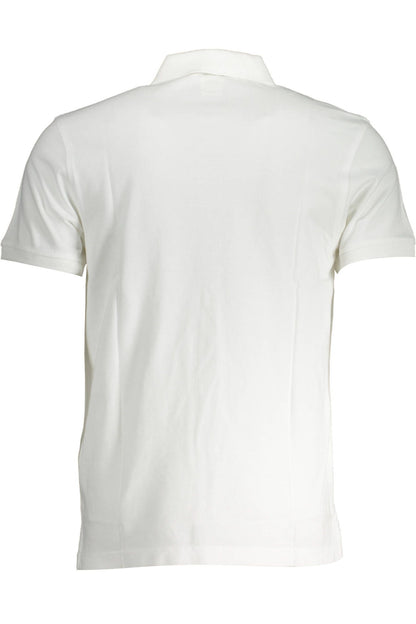 White Cotton Polo Shirt