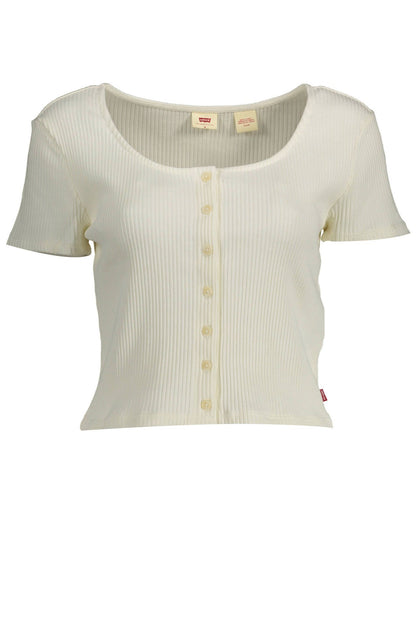 White Cotton Tops & T-Shirt