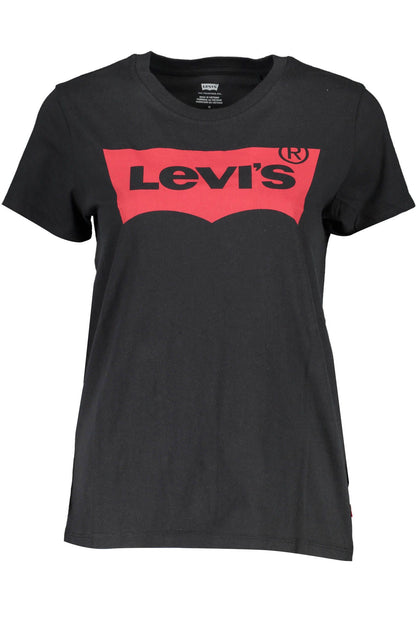 Black Cotton Tops & T-Shirt