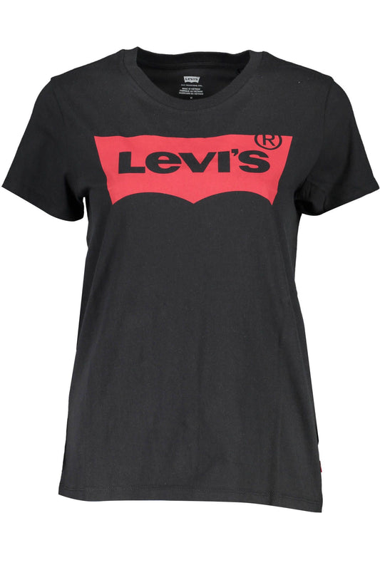 Black Cotton Tops & T-Shirt