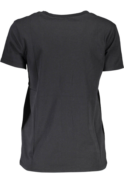 Black Cotton Tops & T-Shirt