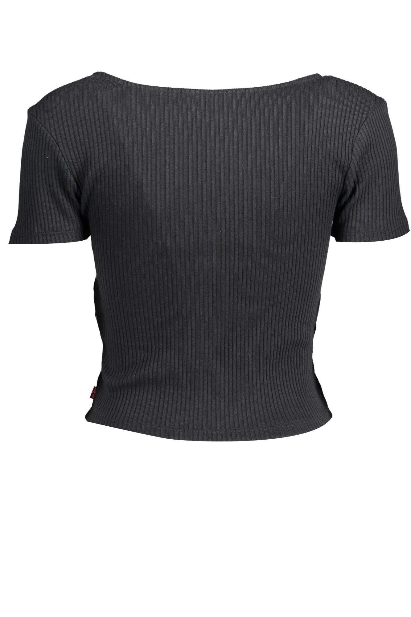 Black Cotton Tops & T-Shirt