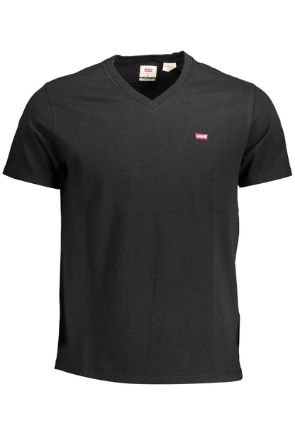 Black Cotton T-Shirt