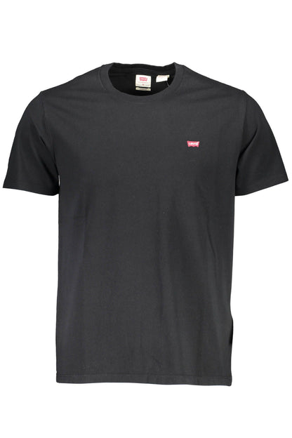 Black Cotton T-Shirt