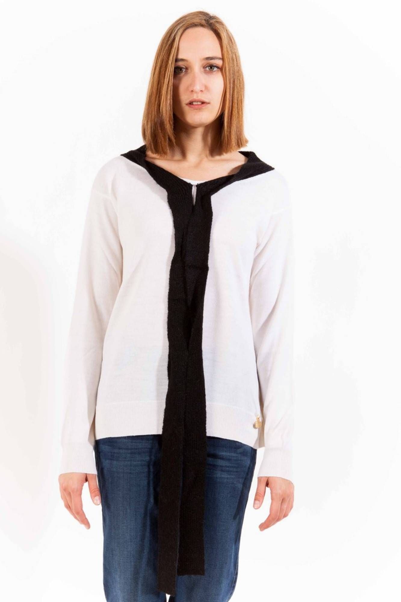 White Wool Sweater