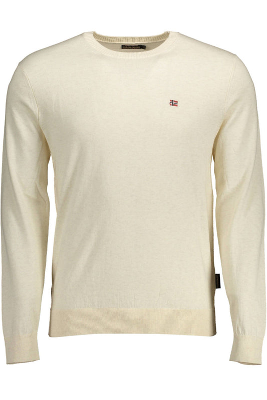 Beige Cotton Sweater