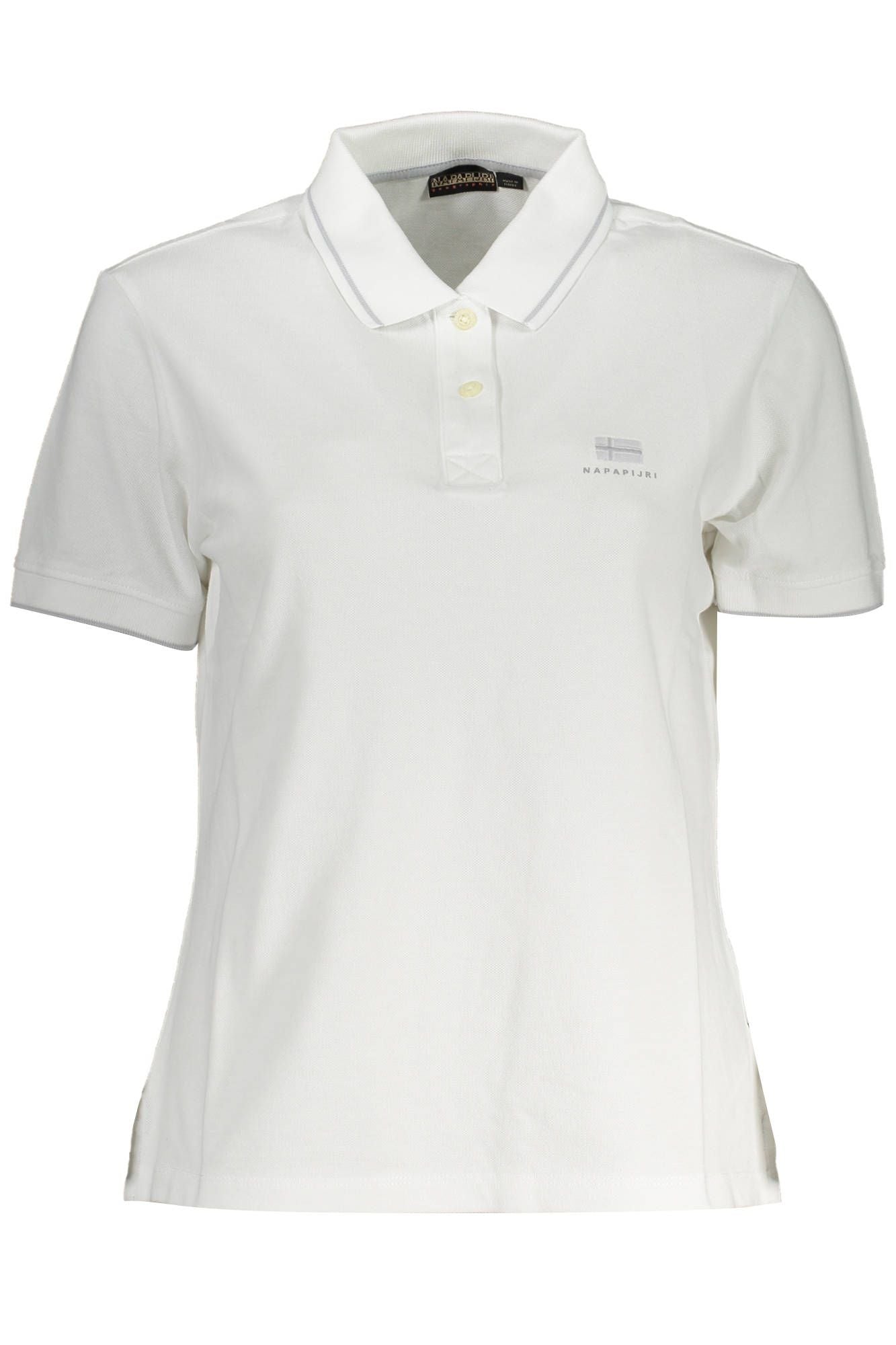 White Cotton Polo Shirt