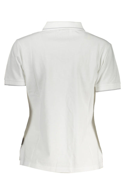 White Cotton Polo Shirt
